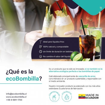 bombillas biodegradables 